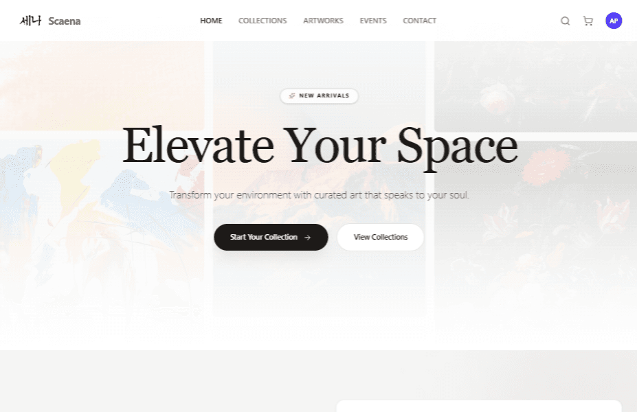 Scaena — Gallery-Commerce Platform (scaena.art)